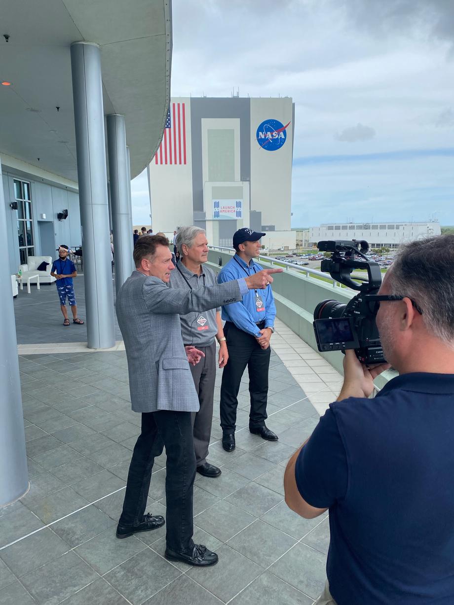 June 2021 – Senator Hoeven joins SpaceX and SDA Directors at Cape Canaveral for launch prep of the Transporter-2.